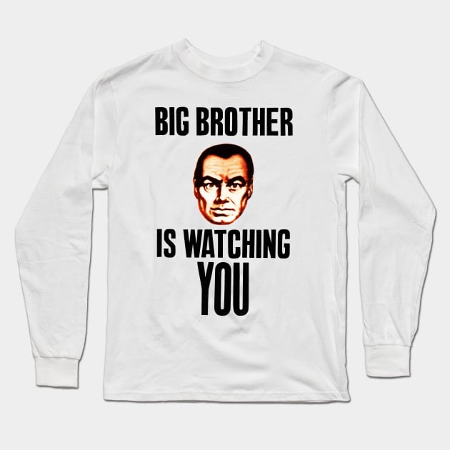 Big Brother is Watching You Long Sleeve T-Shirt by Bugsponge